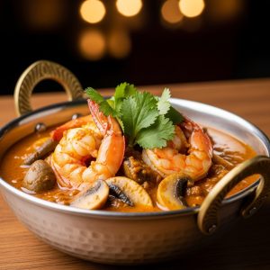King Prawn & Mushroom Balti