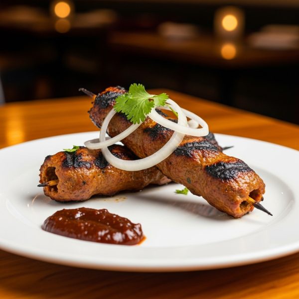 Meat Seekh Kebab (2 in Portion)