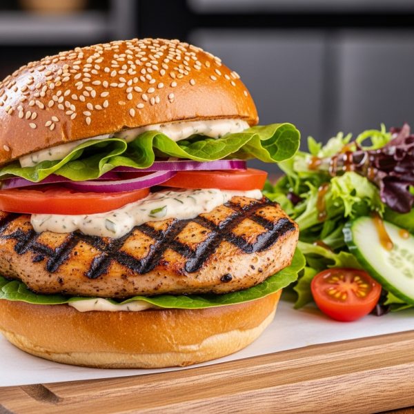 Chicken Steak Burger Meal