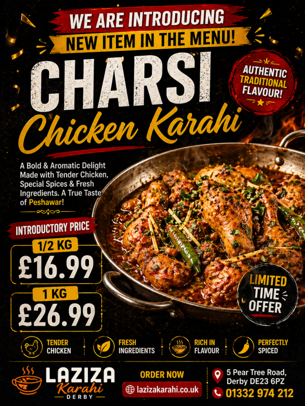 Charsi Chicken Karahi