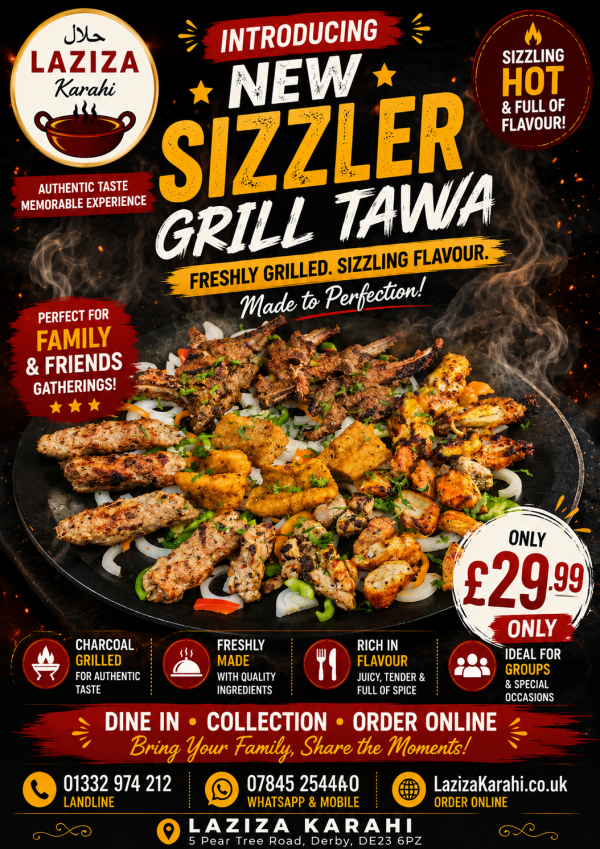 Sizzler Grill Tawa (For 4 People)
